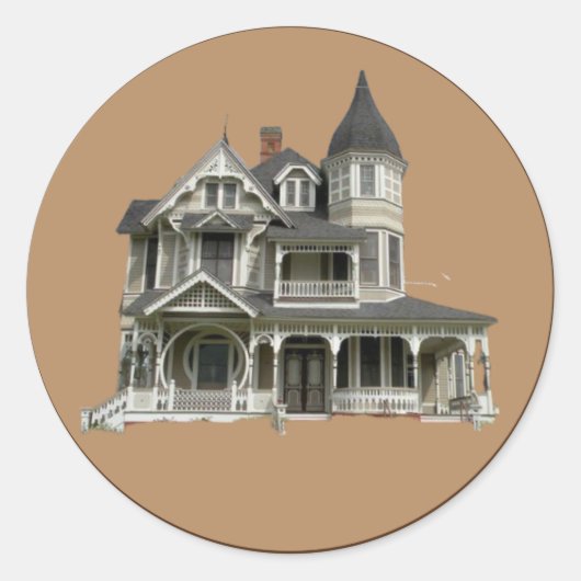 Victoriaans George F. Barber Stickers (Voorkant)