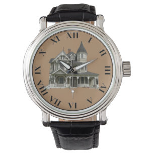 Victoriaans George F. Barber Watch Roman Numerals Horloge