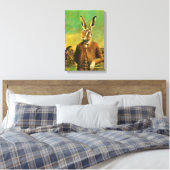 Victoriaans Geschikte Haar Verpakt Canvas Afdruk (Insitu (Slaapkamer))