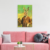 Victoriaans Geschikte Haar Verpakt Canvas Afdruk (Insitu (Woonkamer))