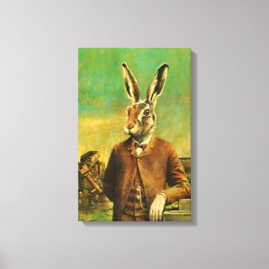 Victoriaans Geschikte Haar Verpakt Canvas Afdruk (Voorkant)