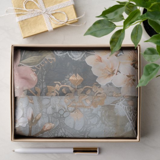  Victoriaans geschutskerk ontvlechting Tissuepapier (Geschenk)