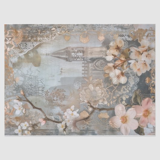  Victoriaans geschutskerk ontvlechting Tissuepapier (Voorkant)