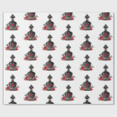 Victoriaans geurpotte Mode met Rozen Cadeaupapier (Vlak)