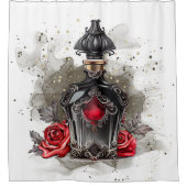 Victoriaans geurpotte Mode met Rozen Douchegordijn (Voorkant)