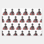 Victoriaans geurpotte Mode met Rozen Inpakpapier Vel (Voorkant)