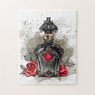 Victoriaans geurpotte Mode met Rozen Legpuzzel