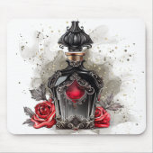 Victoriaans geurpotte Mode met Rozen Muismat (Voorkant)