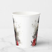 Victoriaans geurpotte Mode met Rozen Papieren Bekers (Rechts)