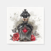 Victoriaans geurpotte Mode met Rozen Servet (Voorkant)