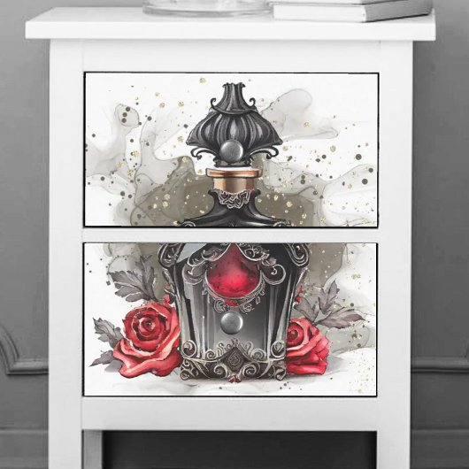 Victoriaans geurpotte Mode met Rozen Tissuepapier