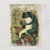 Victoriaans Gevist Briefkaart (Voorkant)