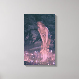 Victoriaans gevlekt zeildoek canvas afdruk
