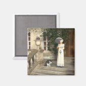 Victoriaans gevoeligheidsmagneet magneet (Voorkant / Achterkant)