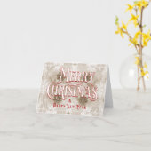 Victoriaans gevouwen Wenskaart Kaart (Gele Bloem)