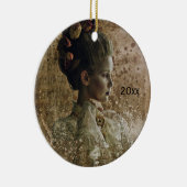 Victoriaans Ghost Lady-in-Waiting Keramisch Ornament (Rechts)