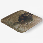 Victoriaans Ghost Lady-in-Waiting Papieren Bordje (Gebogen)