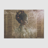 Victoriaans Ghost Lady-in-Waiting Tissuepapier (Voorkant)