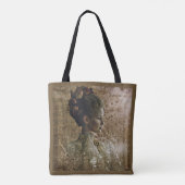 Victoriaans Ghost Lady-in-Waiting Tote Bag (Achterkant)