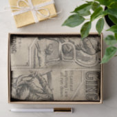 Victoriaans Ginger Tonic Poster en d-vaartuigen Tissuepapier (Geschenk)