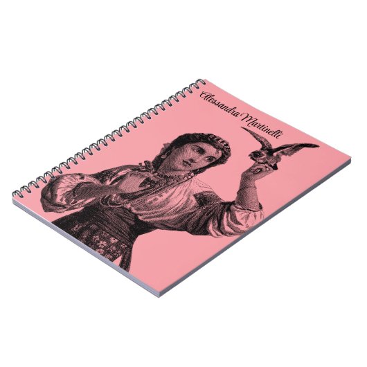  Victoriaans gipsplaat Notitieboek (Linkerzijde)