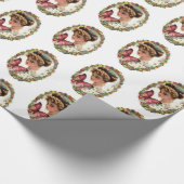 Victoriaans glanzend wrapppapier Cadeaupapier (Hoek)