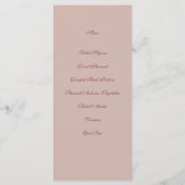 Victoriaans godin in de kaart van het Menu van het (Achterkant)