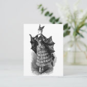 Victoriaans/Gothic Batgirl/BBT Costume Briefkaart (Staand voorkant)