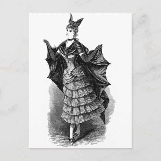 Victoriaans/Gothic Batgirl/BBT Costume Briefkaart (Voorkant)