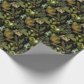 Victoriaans Gothic Dark Botanicals Bos Glam Cadeaupapier (Hoek)