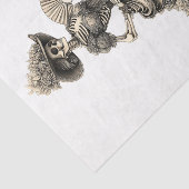 Victoriaans Gothic Dressed Skeleton AH9 Decoupage Tissuepapier (Detail)