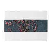 Victoriaans Gothic Elegance Invitation Belly Band Uitnodigingen Wikkel (Achterkant Voorbeeld)