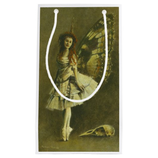 Victoriaans gothic Fairy Gift Bag Klein Cadeauzakje (Voorkant)