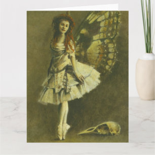 Victoriaans Gothic Fairy Large Greetings Card Kaart
