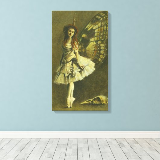 Victoriaans Gothic Fairy Wrapped Canvas (Insitu (Houten vloer))