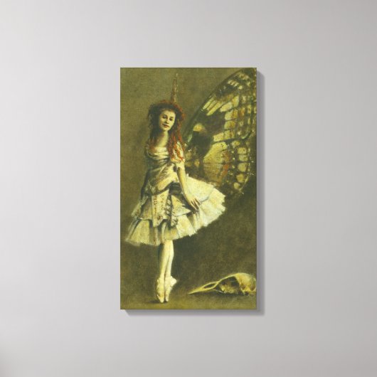 Victoriaans Gothic Fairy Wrapped Canvas Afdruk (Voorkant)