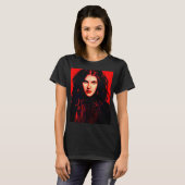 Victoriaans Gothic Girl  T-shirt (Voorkant volledig)