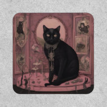 Victoriaans Gothic Kat patch