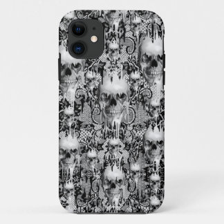 Victoriaans Gothic Lace-schedel Case-Mate iPhone Case