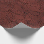 Victoriaans Gothic Retro Cobweb Shabby Cadeaupapier (Hoek)