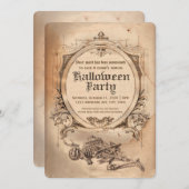  Victoriaans gothiek van de uitnodiging van Hallow (Voorkant / Achterkant)