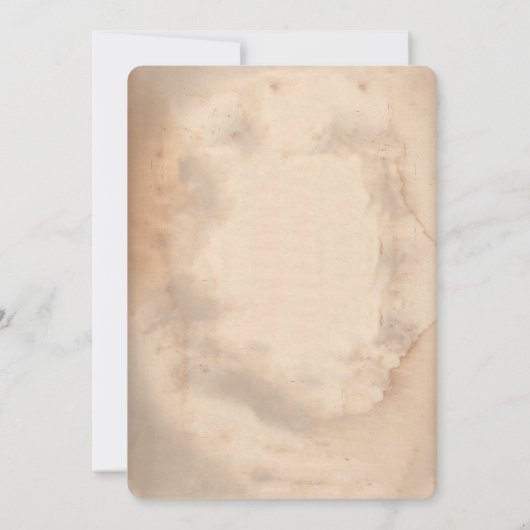  Victoriaans gothiek van de uitnodiging van Hallow (Achterkant)