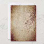  Victoriaans gothische partij met schande hallowee Kaart (Achterkant)