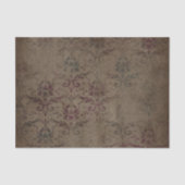 Victoriaans gotisch bruin tissuepapier | elegant (Voorkant)