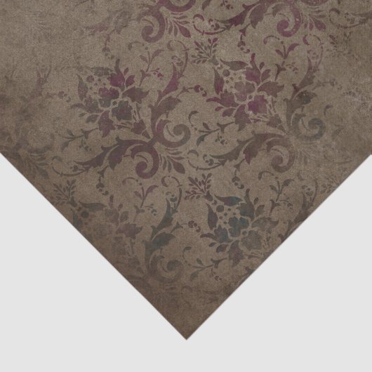 Victoriaans gotisch bruin tissuepapier | elegant (Detail)