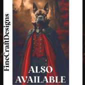 Victoriaans Gotische Bulldog Dog Vampire BV7 Decou Tissuepapier