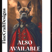 Victoriaans Gotische Bulldog Dog Vampire BV8 Decou Tissuepapier