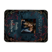 Victoriaans Gotische Elegantie Bruiloft Save The D Magneet (Horizontaal)