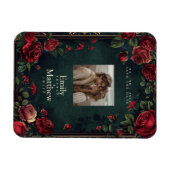 Victoriaans Gotische Elegantie Bruiloft Save The D Magneet (Horizontaal)