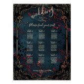 Victoriaans Gotische Elegantie Bruiloft Zittinggra Perfect Poster (Voorkant)